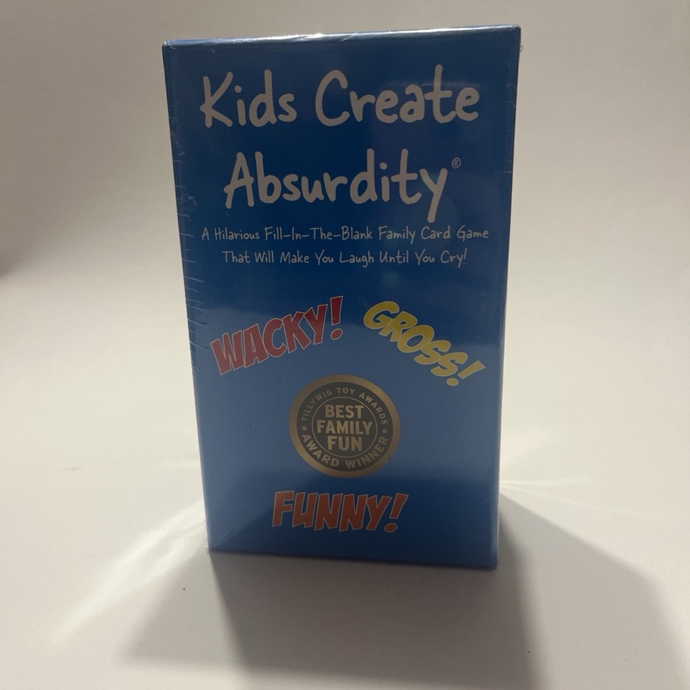 Kids Create Absurdity Hilarious Question & Answer Game Card Game NEW & SEALED‎